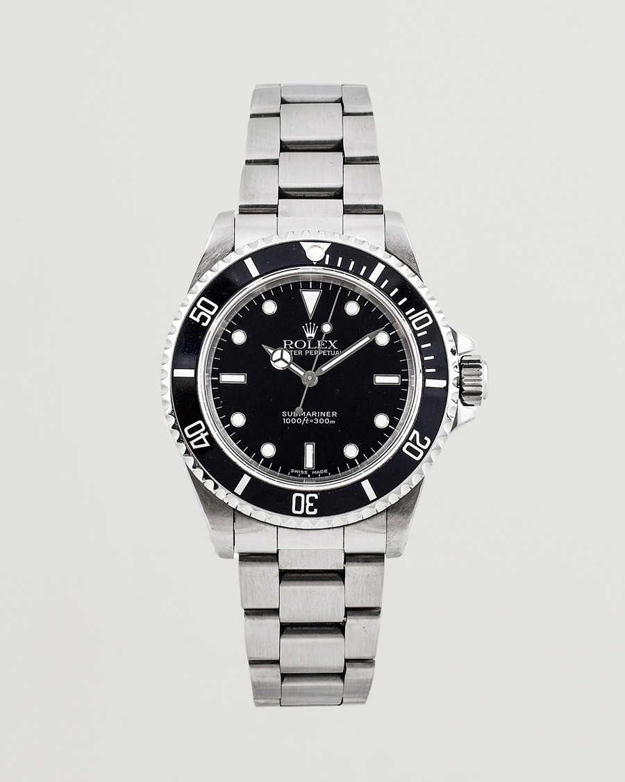 Heren | Rolex Pre-Owned Submariner 14060 No Date Silver | Rolex Pre-Owned | Submariner 14060 No Date Silver