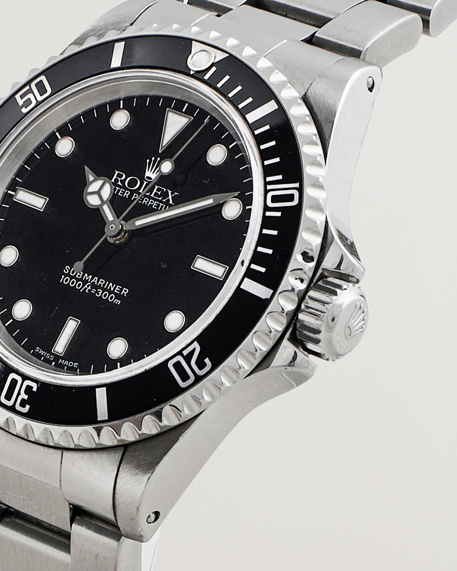 Heren | Rolex Pre-Owned Submariner 14060 No Date Silver | Rolex Pre-Owned | Submariner 14060 No Date Silver