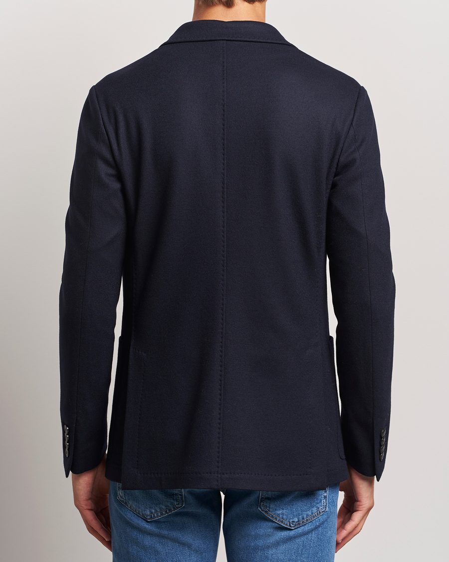 Heren | Blazers | Canali | Soft Wool Jersey Blazer Navy