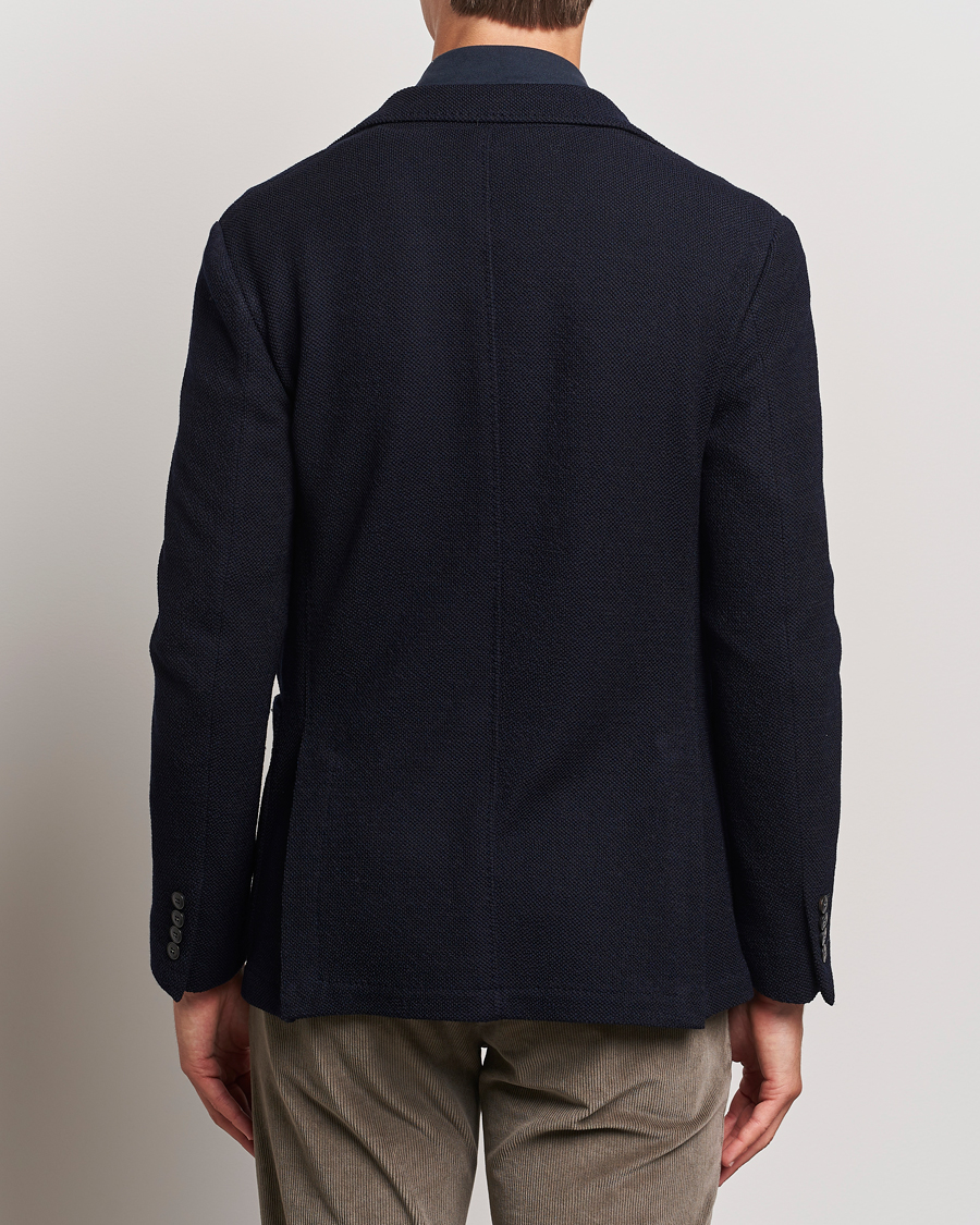 Heren | Blazers | Canali | Structured Wool Jersey Blazer Navy