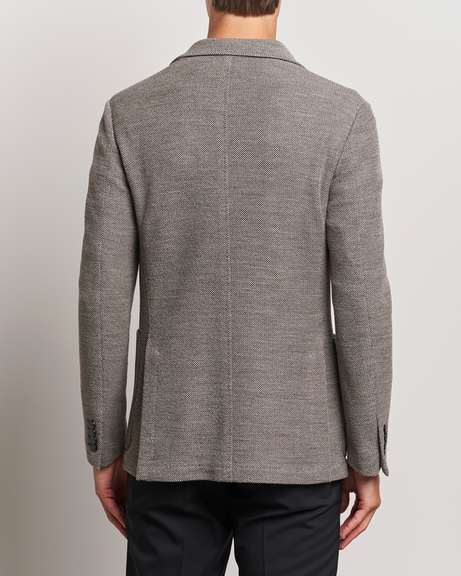 Heren | Blazers | Canali | Structured Wool Jersey Blazer Beige