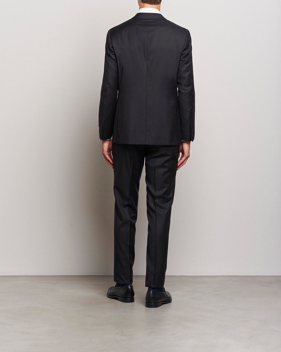 Heren | Pakken | Canali | Super 130s Wool Capri Suit Black