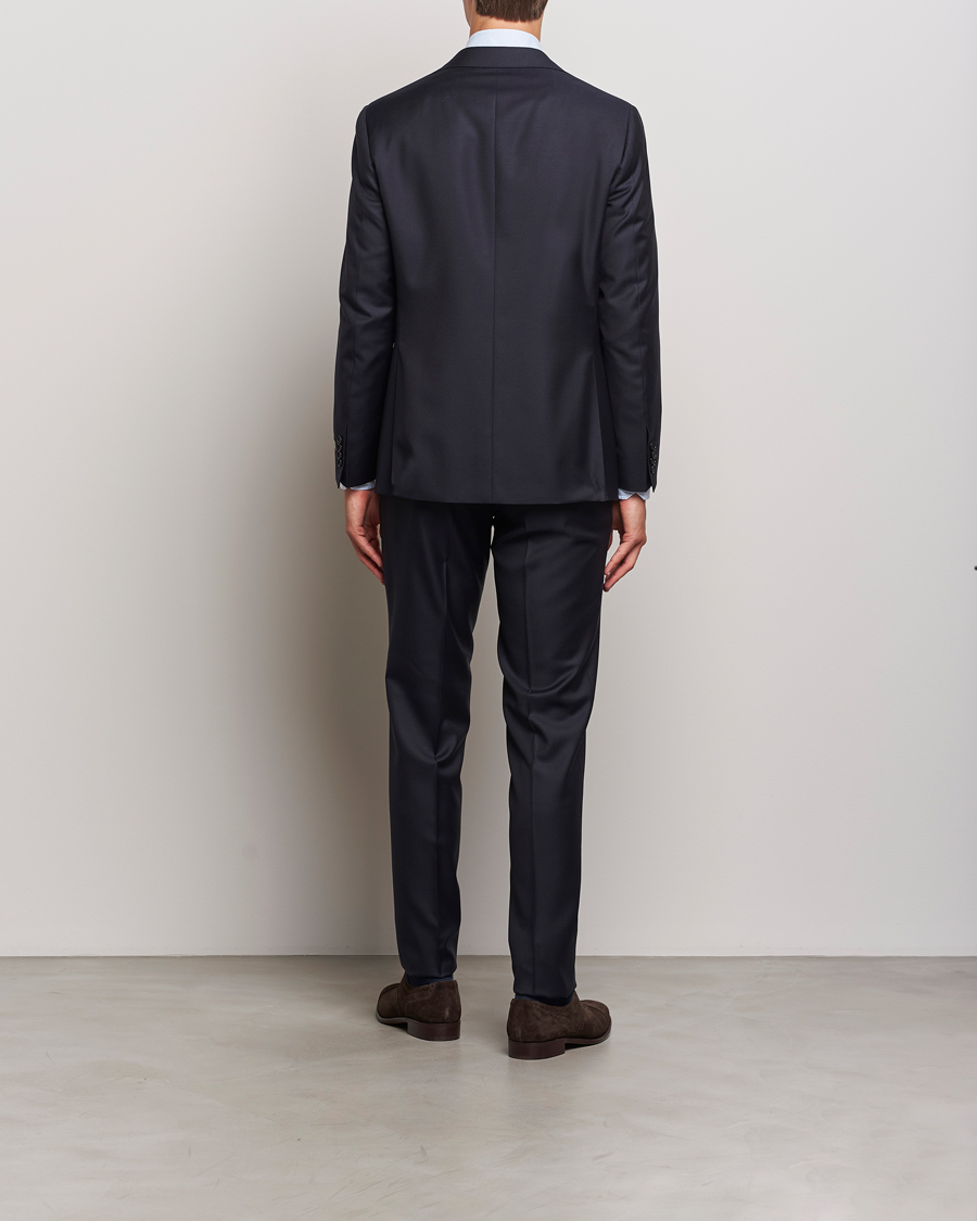 Heren | Pakken | Canali | Super 130s Wool Capri Suit Navy