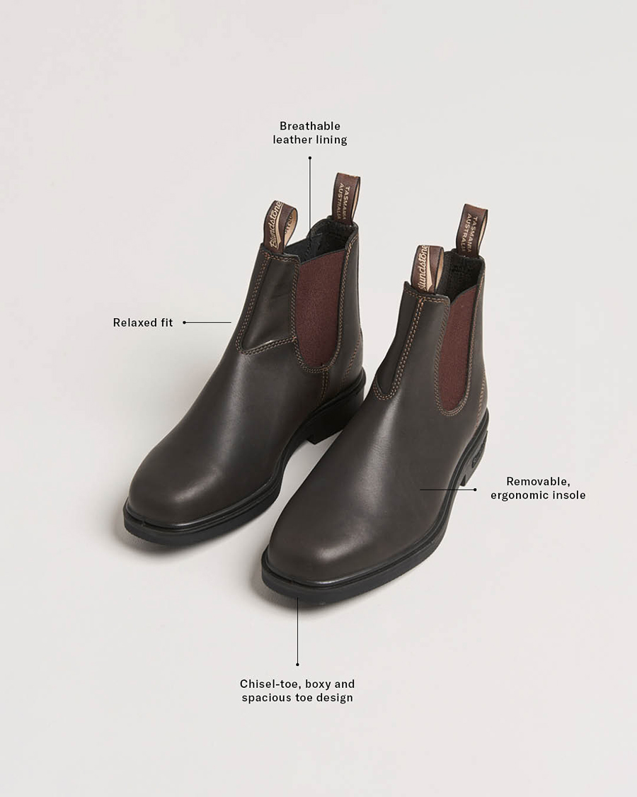 Heren | Laarzen | Blundstone | 062 Dress Leather Chelsea Boot Stout Brown