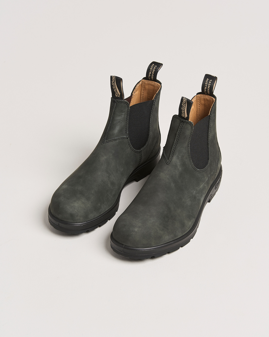 Heren | Laarzen | Blundstone | 587 Original Leather Chelsea Boot Rustic Black