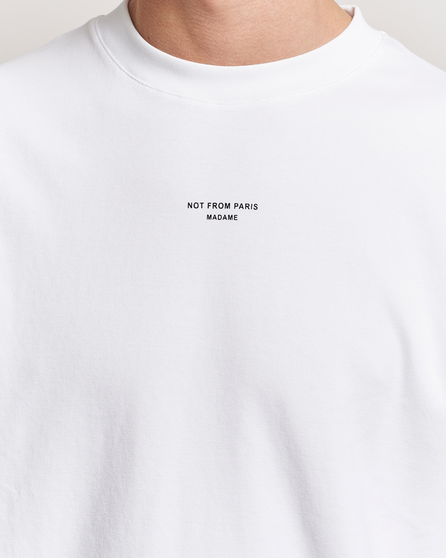 Heren | T-shirts | Drôle de Monsieur | Classic Slogan T-Shirt Optic White