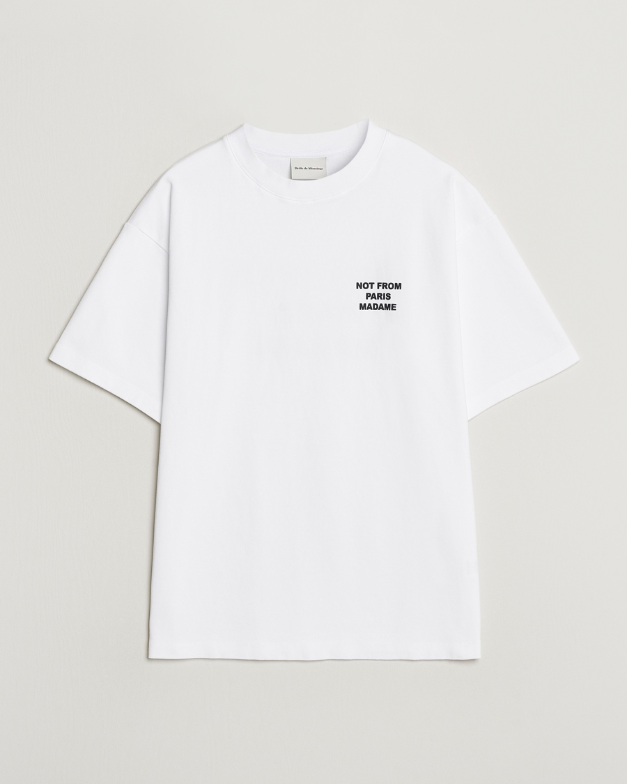 Heren |  | Drôle de Monsieur | Slogan T-Shirt Optic White