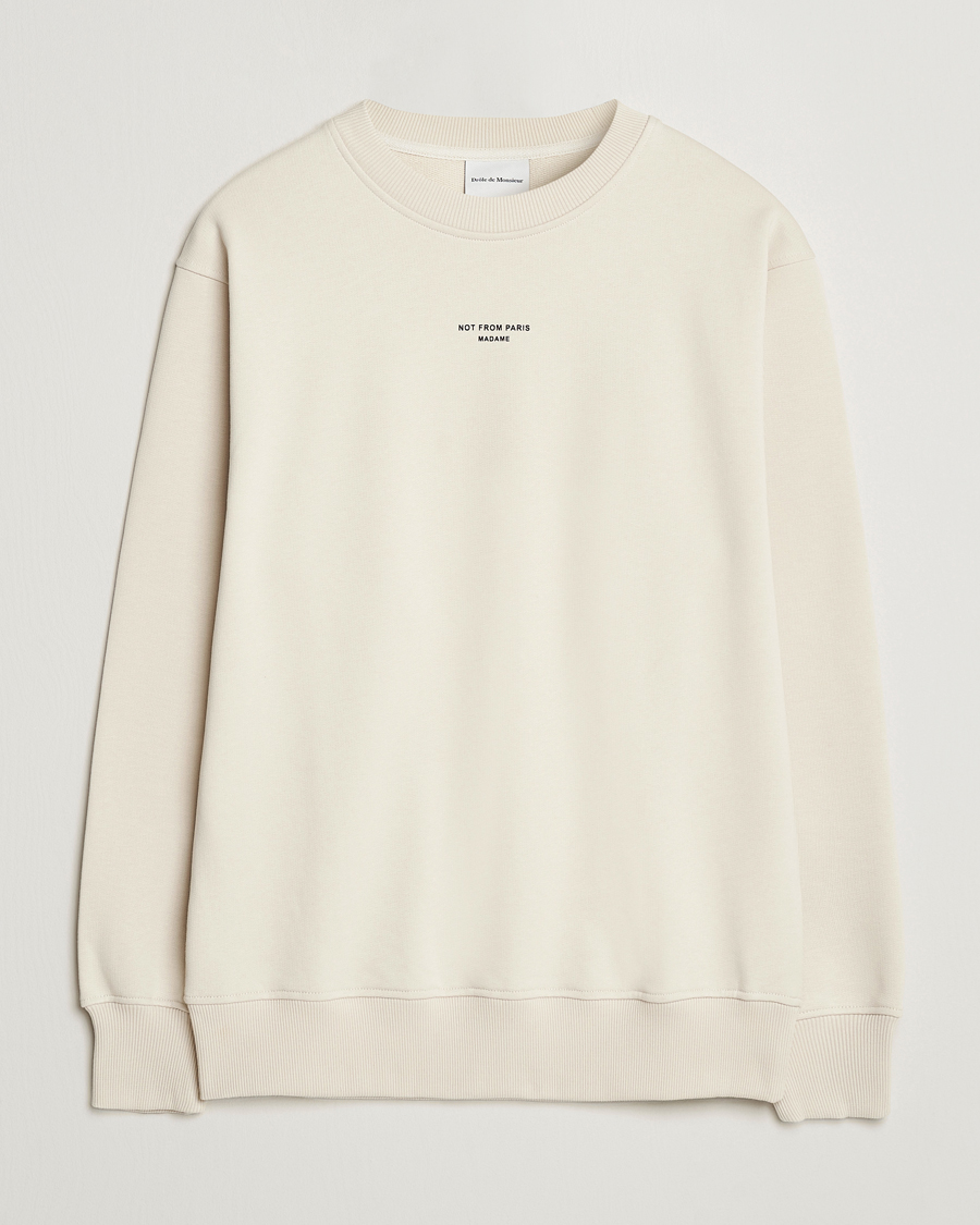 Heren | Truien | Drôle de Monsieur | Classic Slogan Sweatshirt Mastic