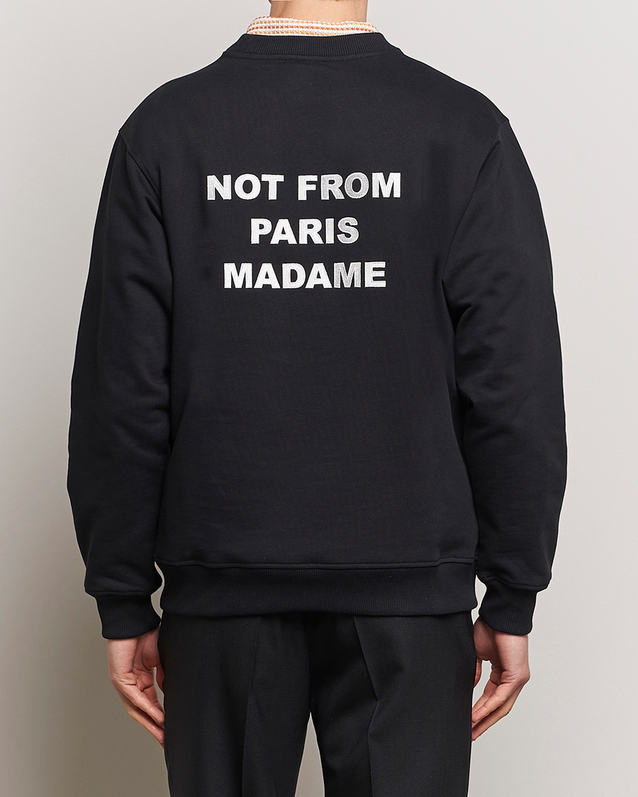 Heren | Truien | Drôle de Monsieur | Slogan Sweatshirt Black