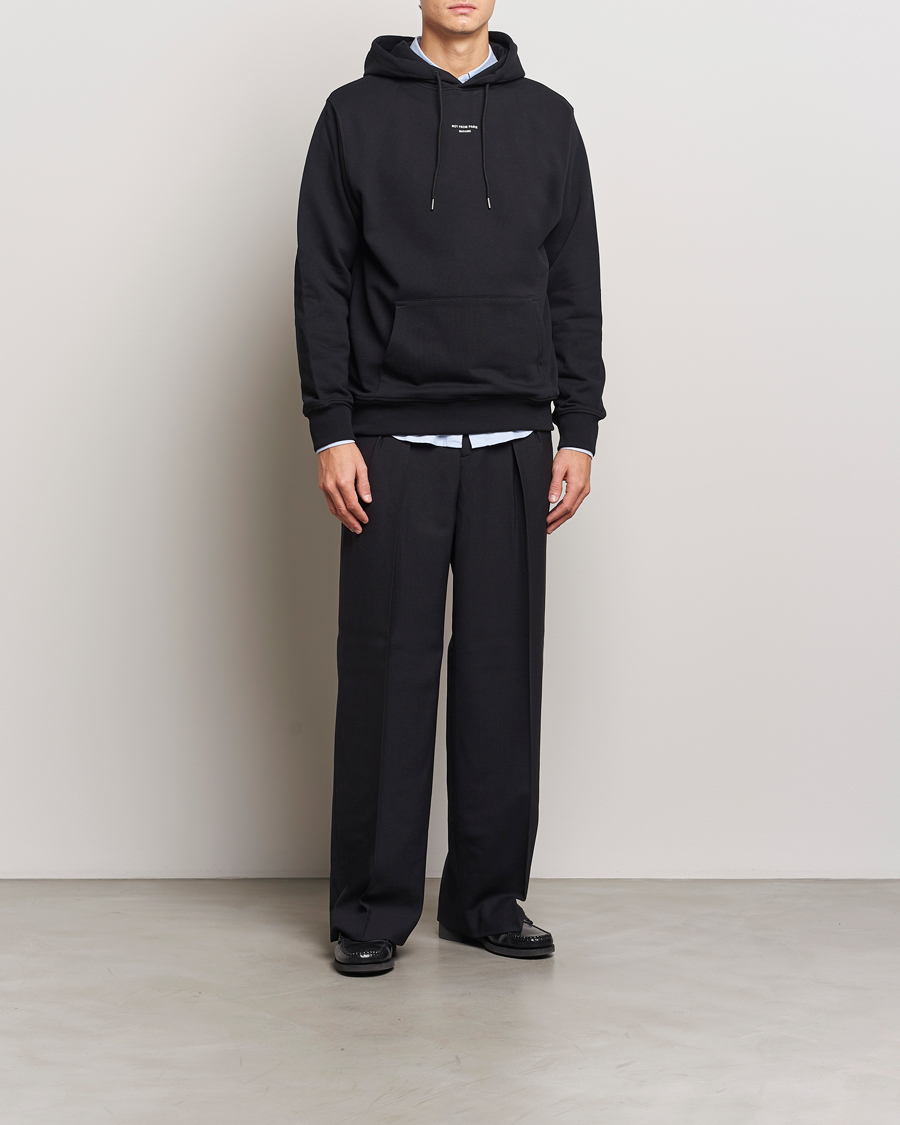 Heren | Truien | Drôle de Monsieur | Classic Slogan Hoodie Black