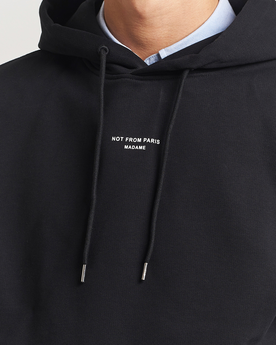 Heren | Truien | Drôle de Monsieur | Classic Slogan Hoodie Black
