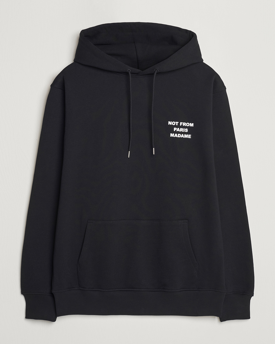 Heren | Truien | Drôle de Monsieur | Slogan Hoodie Black