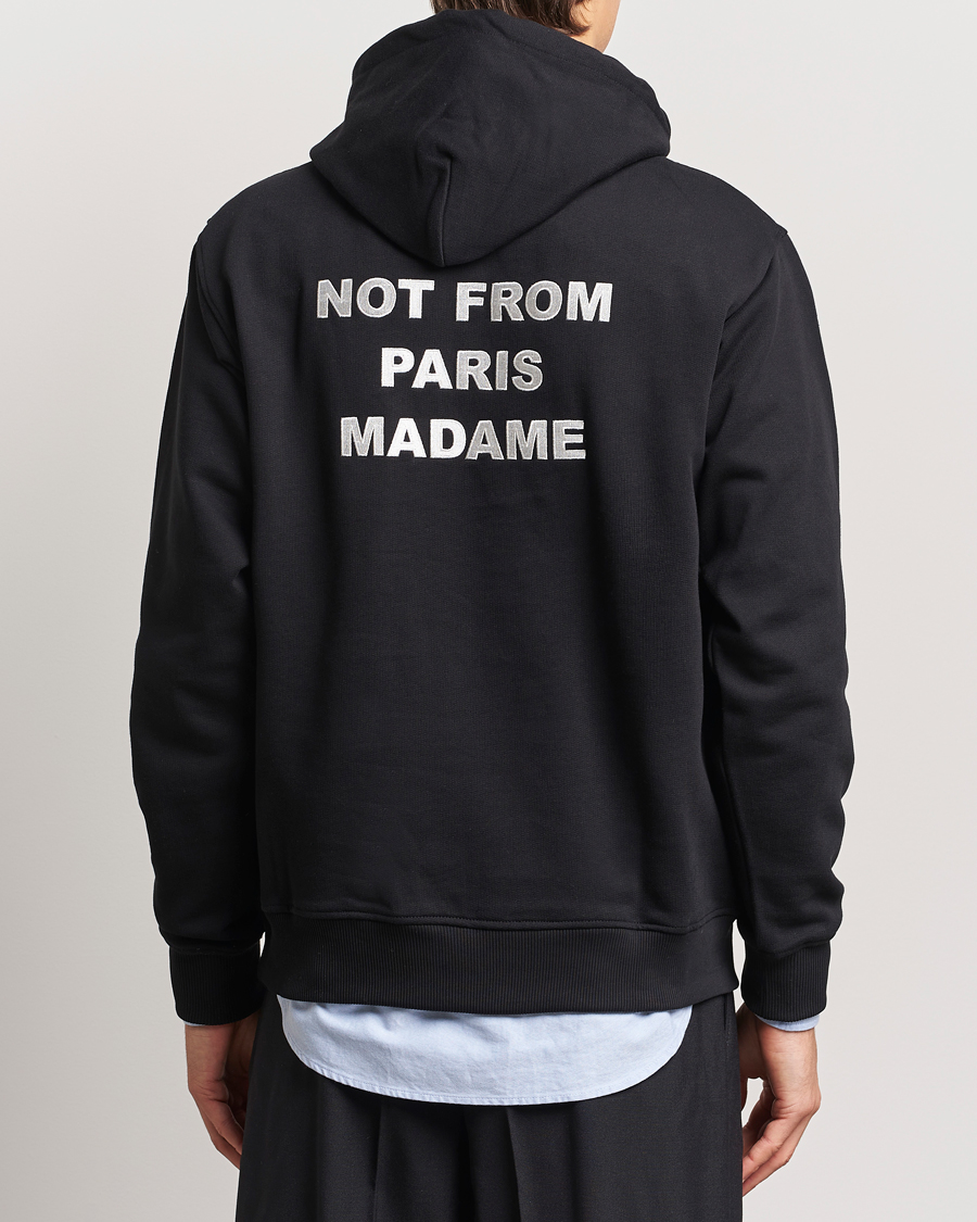 Heren | Truien | Drôle de Monsieur | Slogan Hoodie Black