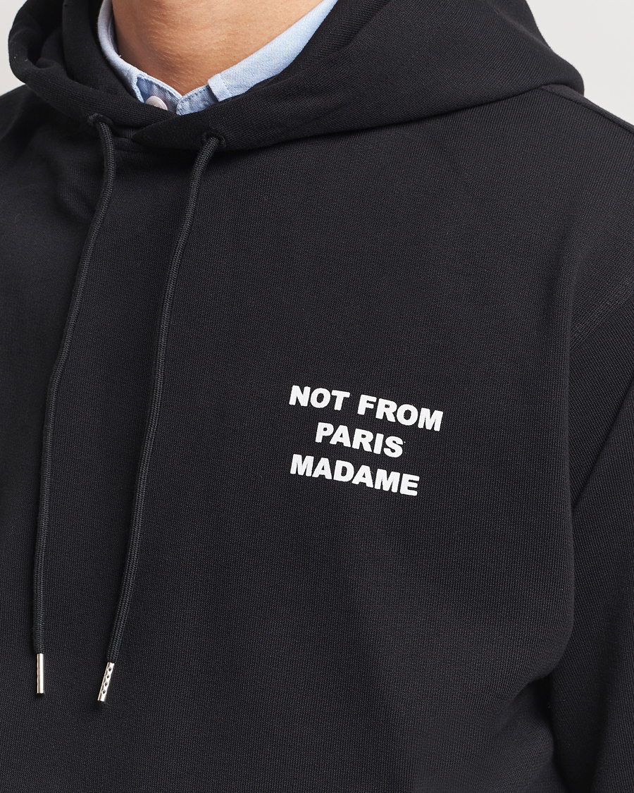 Heren | Truien | Drôle de Monsieur | Slogan Hoodie Black