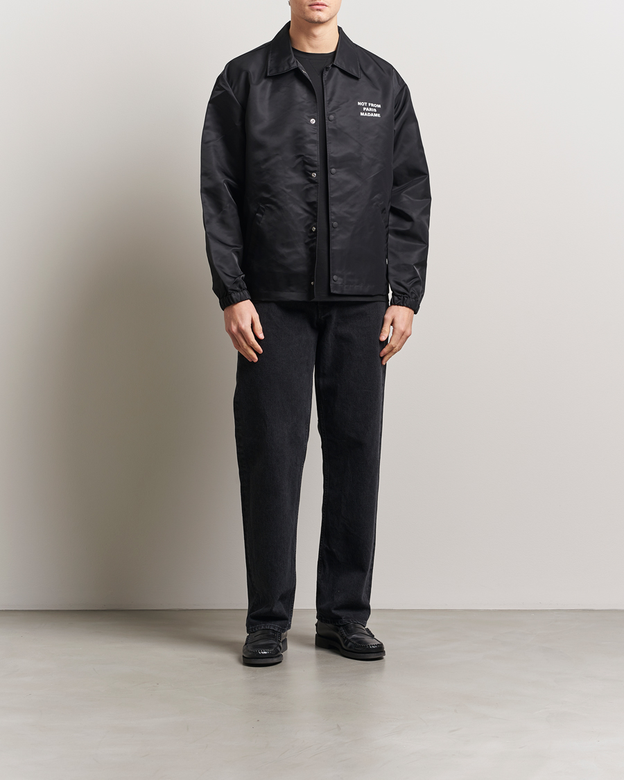 Heren | Jassen | Drôle de Monsieur | La Veste Slogan Jacket Black