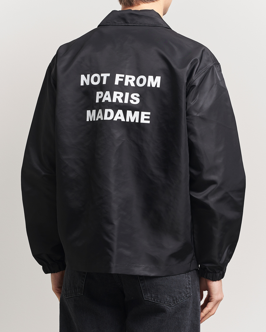 Heren | Jassen | Drôle de Monsieur | La Veste Slogan Jacket Black