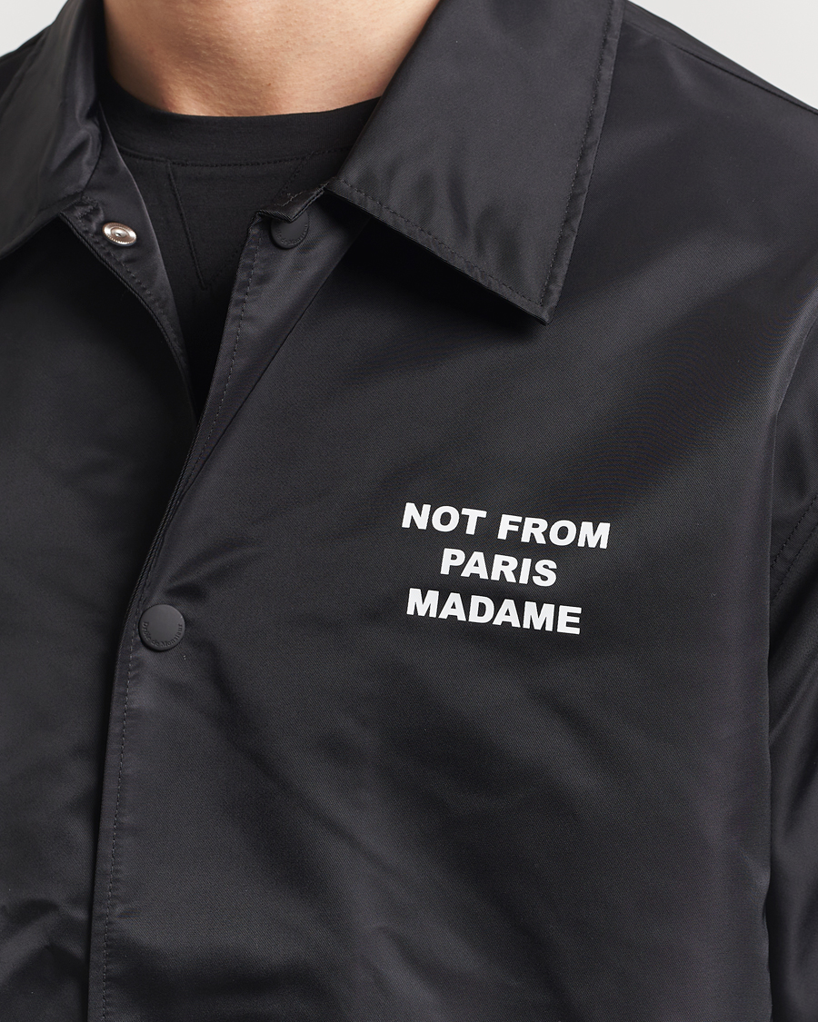Heren | Jassen | Drôle de Monsieur | La Veste Slogan Jacket Black