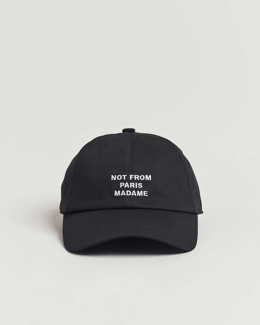 Heren | Hoeden en petten | Drôle de Monsieur | Slogan Baseball Cap Black
