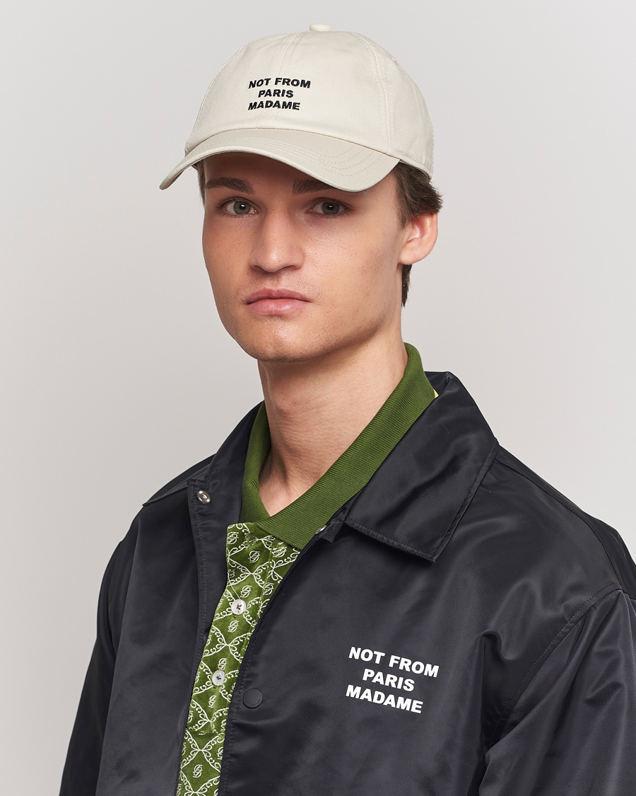 Heren | Nieuwe productafbeeldingen | Drôle de Monsieur | Slogan Baseball Cap Mastic