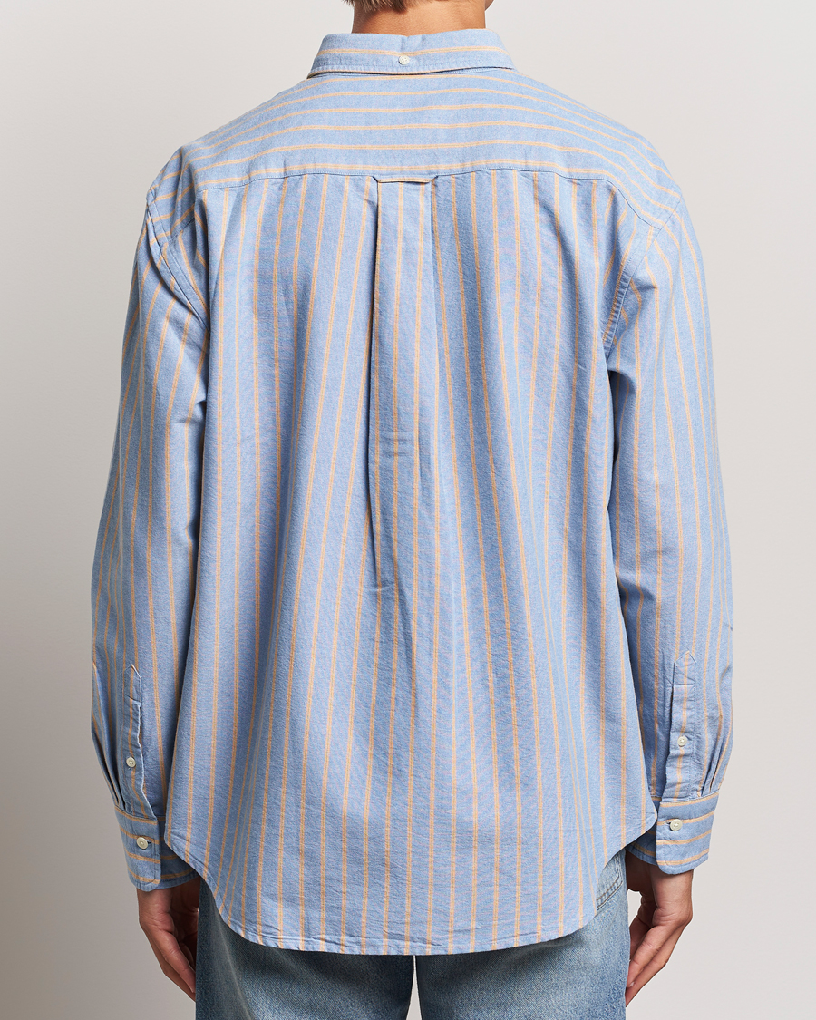 Heren | Overhemden | GANT 240 Mulberry Street | Regular Fit Archive Oxford Striped Shirt Vintage Blue