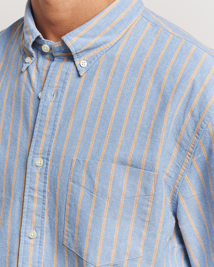 Heren | Overhemden | GANT 240 Mulberry Street | Regular Fit Archive Oxford Striped Shirt Vintage Blue