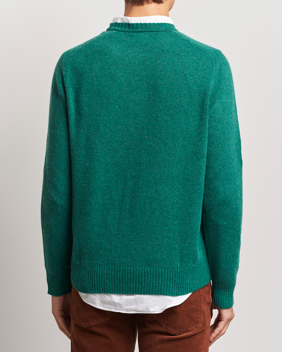Heren | Truien | GANT | Wool Blend C-Neck Deep Forest Green