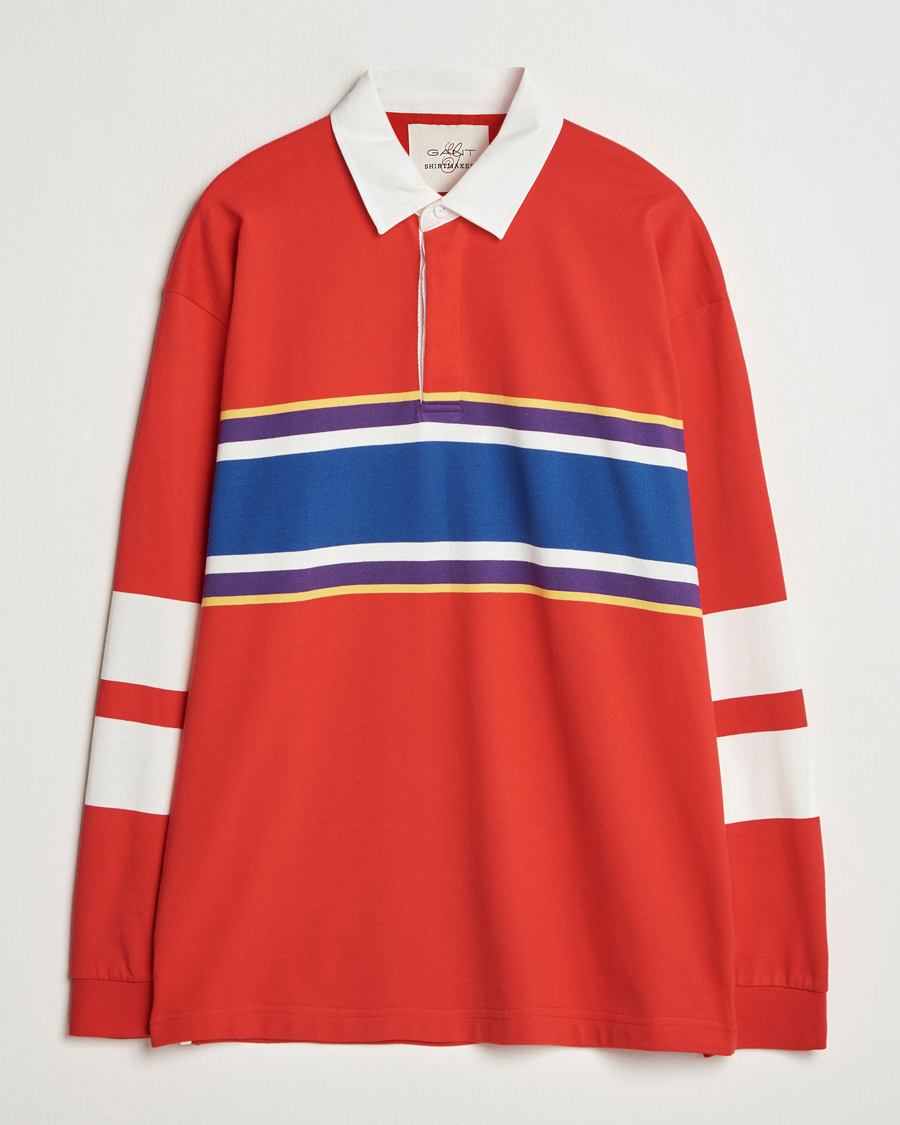 Heren | Truien | GANT | Vintage Heavy Rugger Bright Red