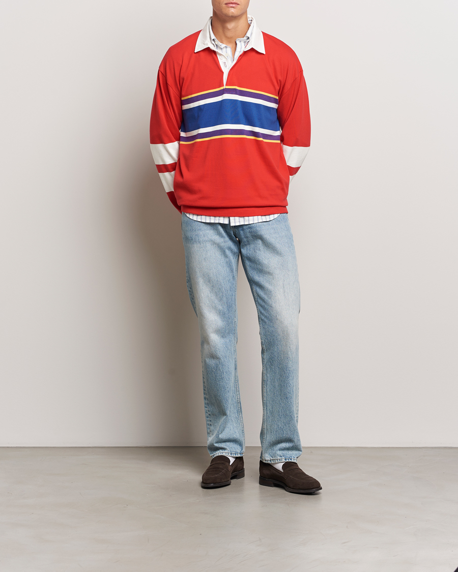 Heren | Truien | GANT | Vintage Heavy Rugger Bright Red