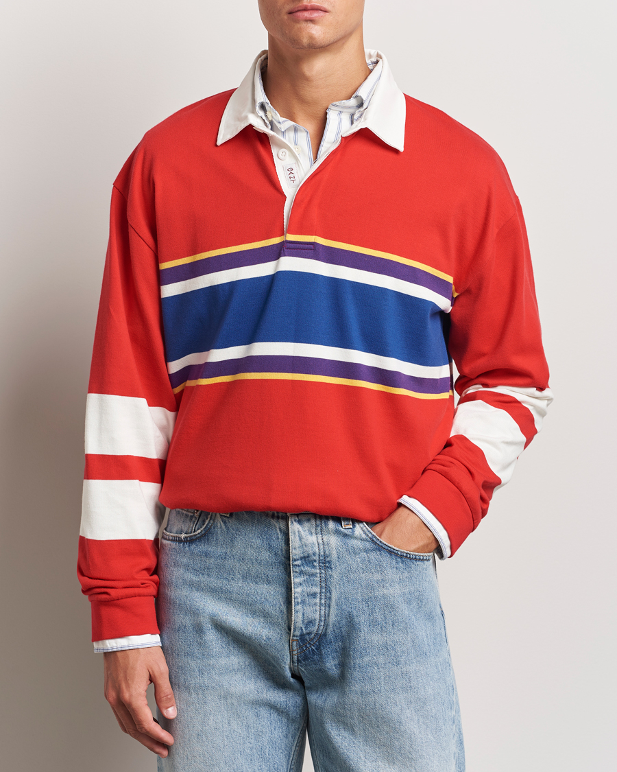 Heren | Truien | GANT | Vintage Heavy Rugger Bright Red