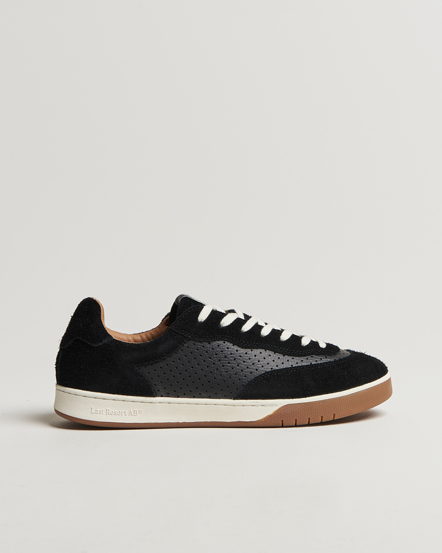 Heren | Last Resort CM001 Perf Leather/Suede Sneaker Black | Last Resort | CM001 Perf Leather/Suede Sneaker Black
