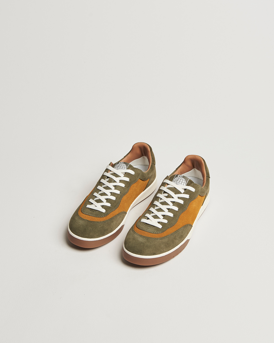 Heren | Last Resort CM001 Suede Sneaker Olive/Golden Brown | Last Resort | CM001 Suede Sneaker Olive/Golden Brown