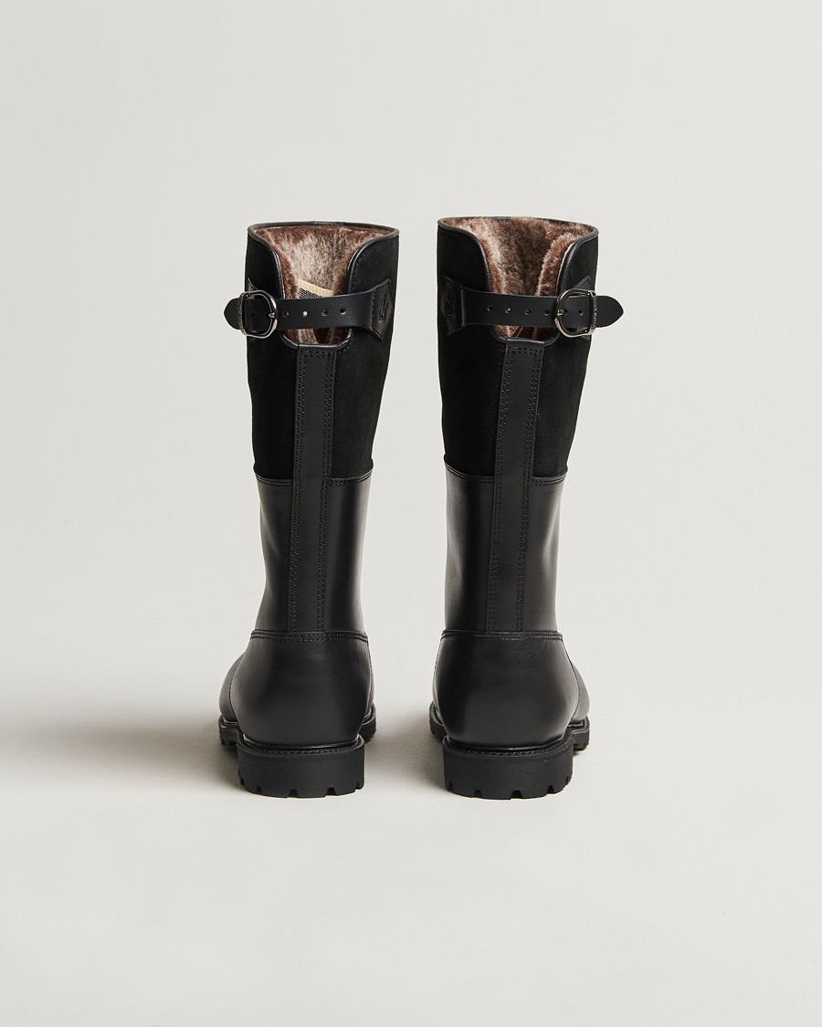 Heren | Ludwig Reiter Maronibrater Boot Black Calf/Suede Shaft | Ludwig Reiter | Maronibrater Boot Black Calf/Suede Shaft