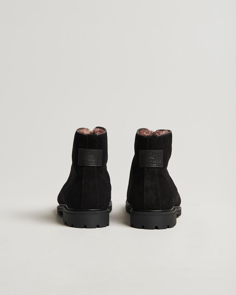 Heren | Ludwig Reiter Après Ski Black Suede | Ludwig Reiter | Après Ski Black Suede