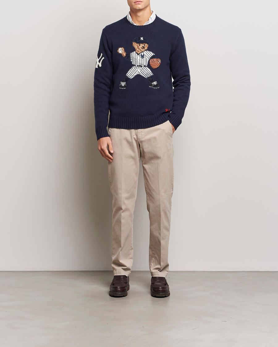 Heren | Truien | Polo Ralph Lauren | MLB Sweater Bear Navy Combo