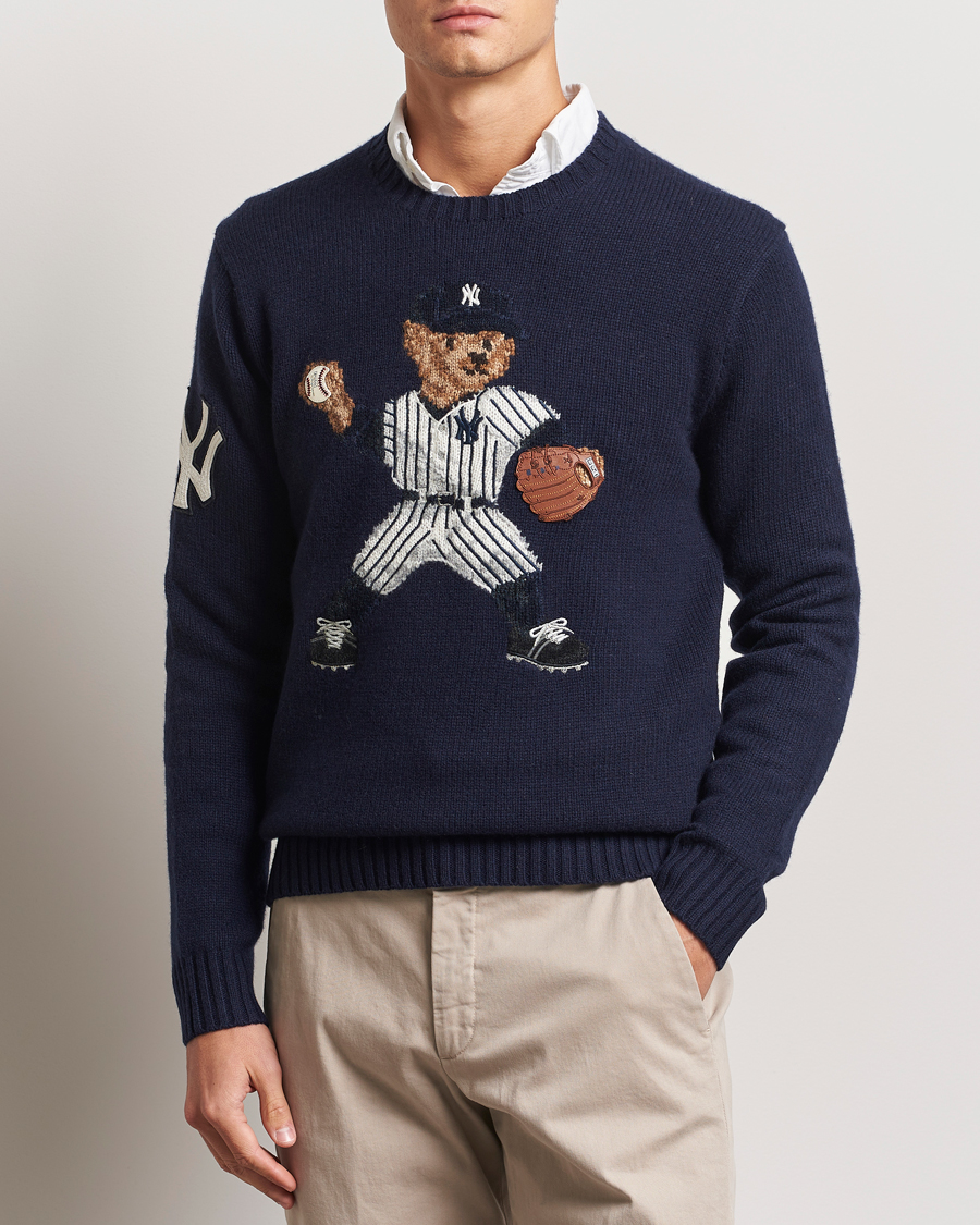 Heren | Truien | Polo Ralph Lauren | MLB Sweater Bear Navy Combo