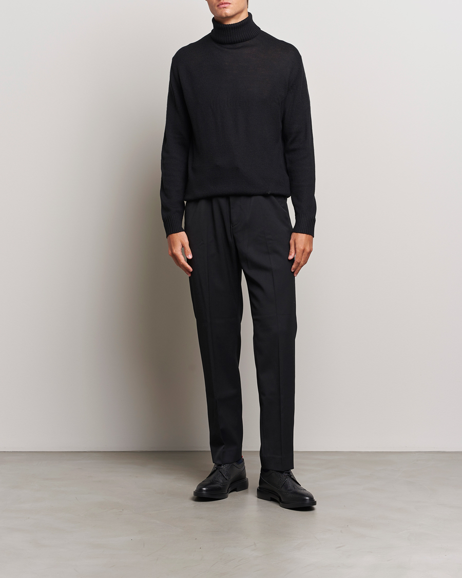 Heren | Truien | Jil Sander | Virgil Wool Roll Neck Sweater Black