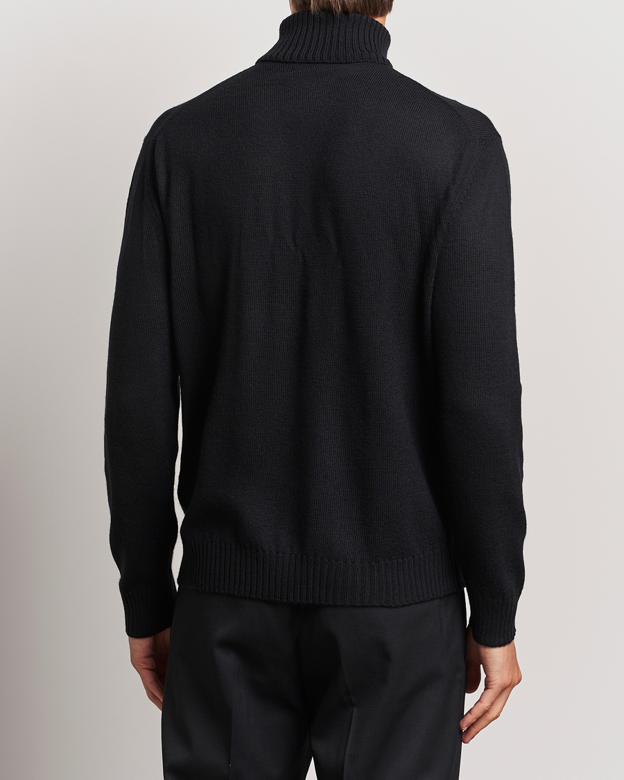 Heren | Truien | Jil Sander | Virgil Wool Roll Neck Sweater Black