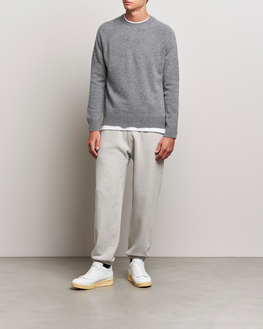 Heren | Truien | Jil Sander | Seamless Crew Neck Sweater Grey Melange