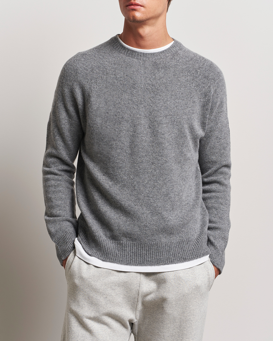 Heren | Truien | Jil Sander | Seamless Crew Neck Sweater Grey Melange