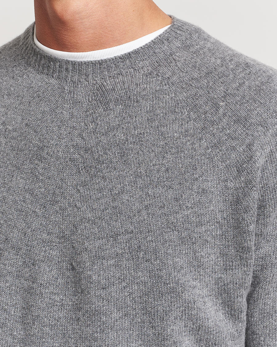 Heren | Truien | Jil Sander | Seamless Crew Neck Sweater Grey Melange