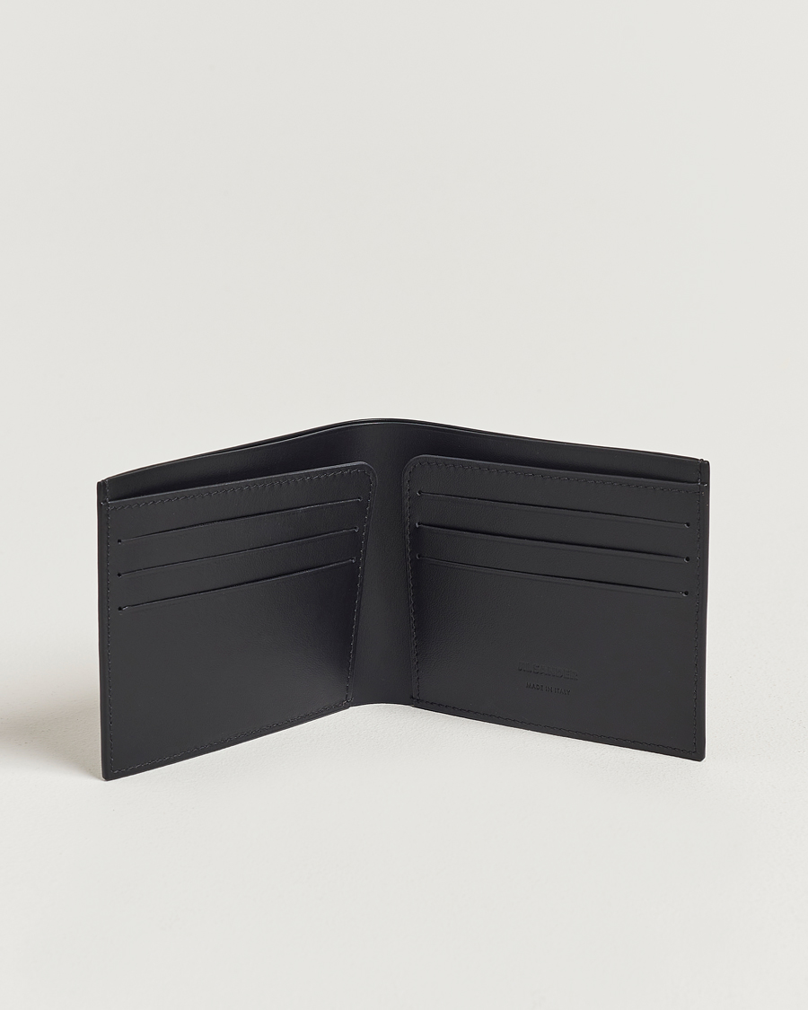 Men |  | Jil Sander | Soft Calf Leather Wallet Black