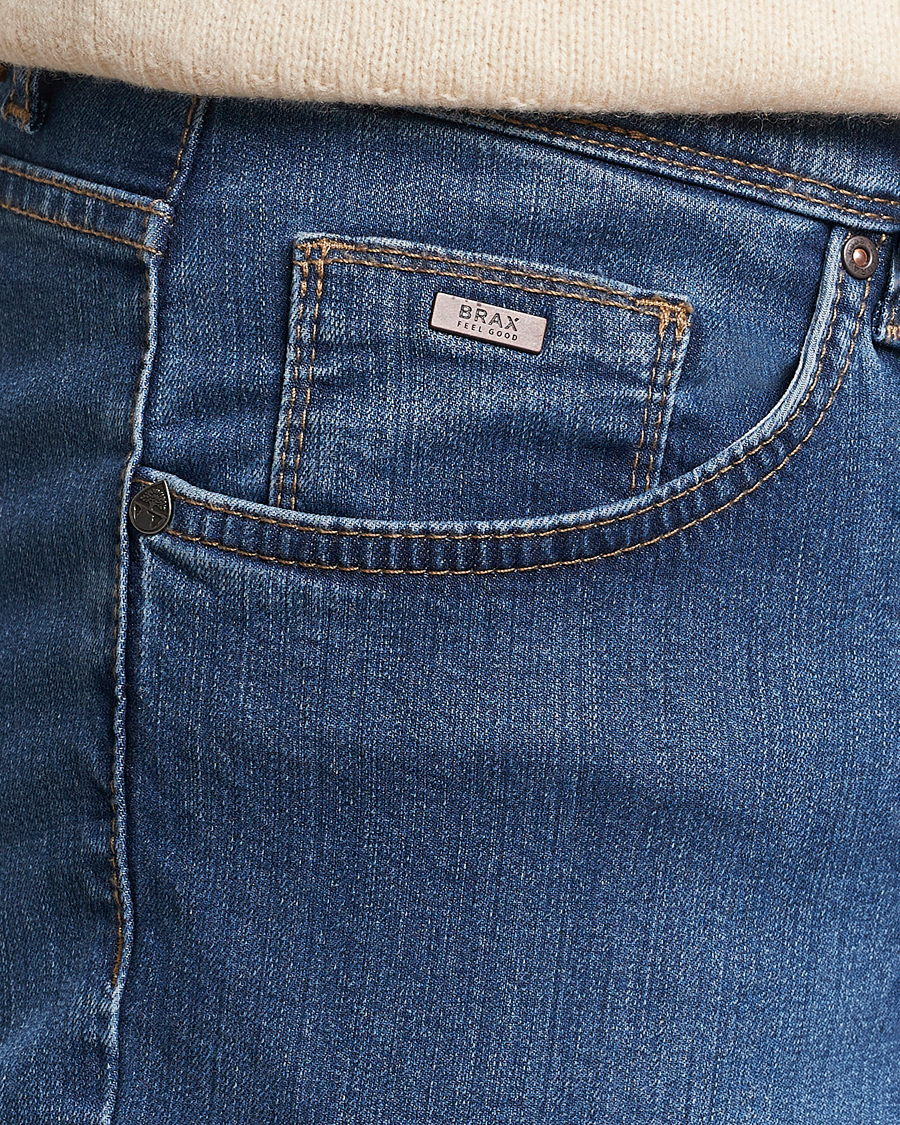 Heren | Jeans | Brax | Cadiz Premium Flex Denim Blue Used