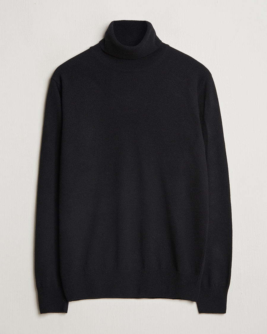 Heren | Truien | Morgano | Wool/Cashmere Rollneck Black