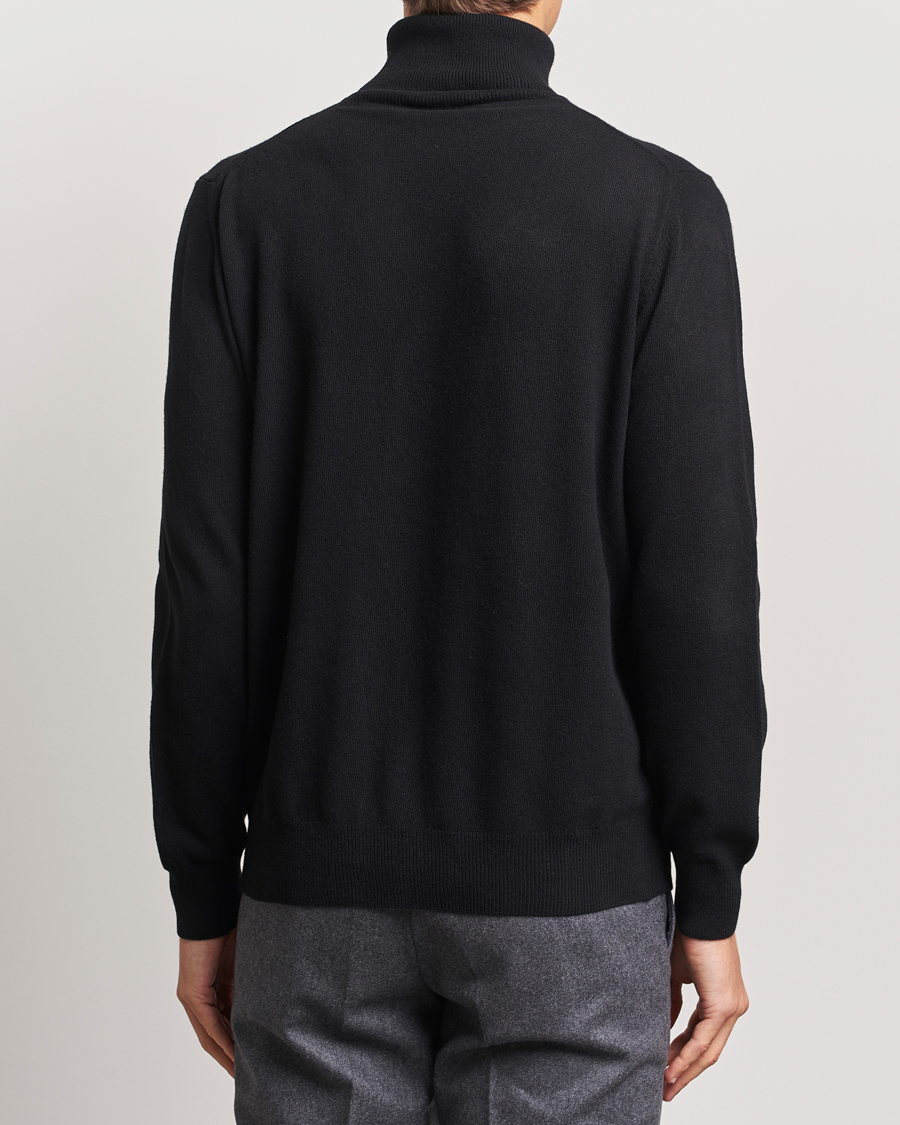 Heren | Truien | Morgano | Wool/Cashmere Rollneck Black