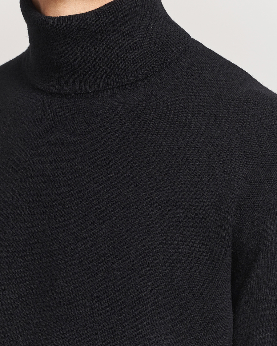 Heren | Truien | Morgano | Wool/Cashmere Rollneck Black