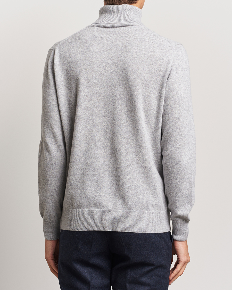 Heren | Truien | Morgano | Wool/Cashmere Rollneck Mid Grey