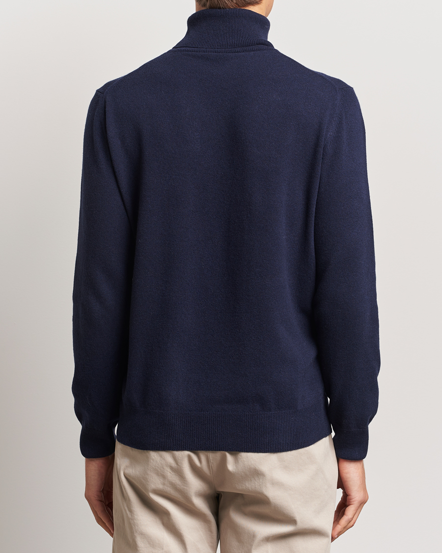 Heren | Truien | Morgano | Wool/Cashmere Rollneck Navy