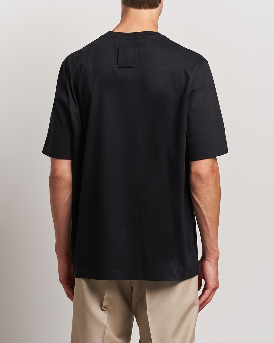 Heren | T-shirts | Lanvin | Embroidered Logo T-Shirt Black
