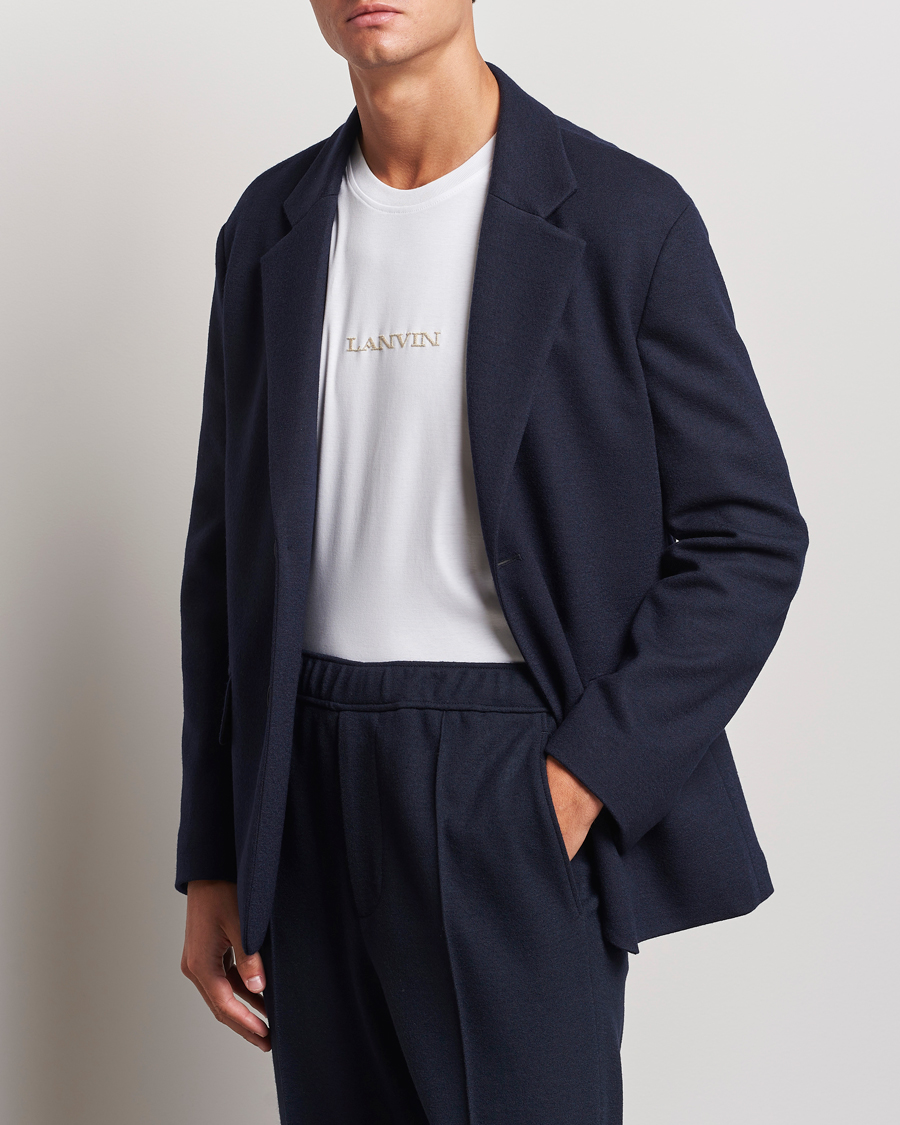 Heren | Blazers | Lanvin | Unconstructed Wool Blazer Navy