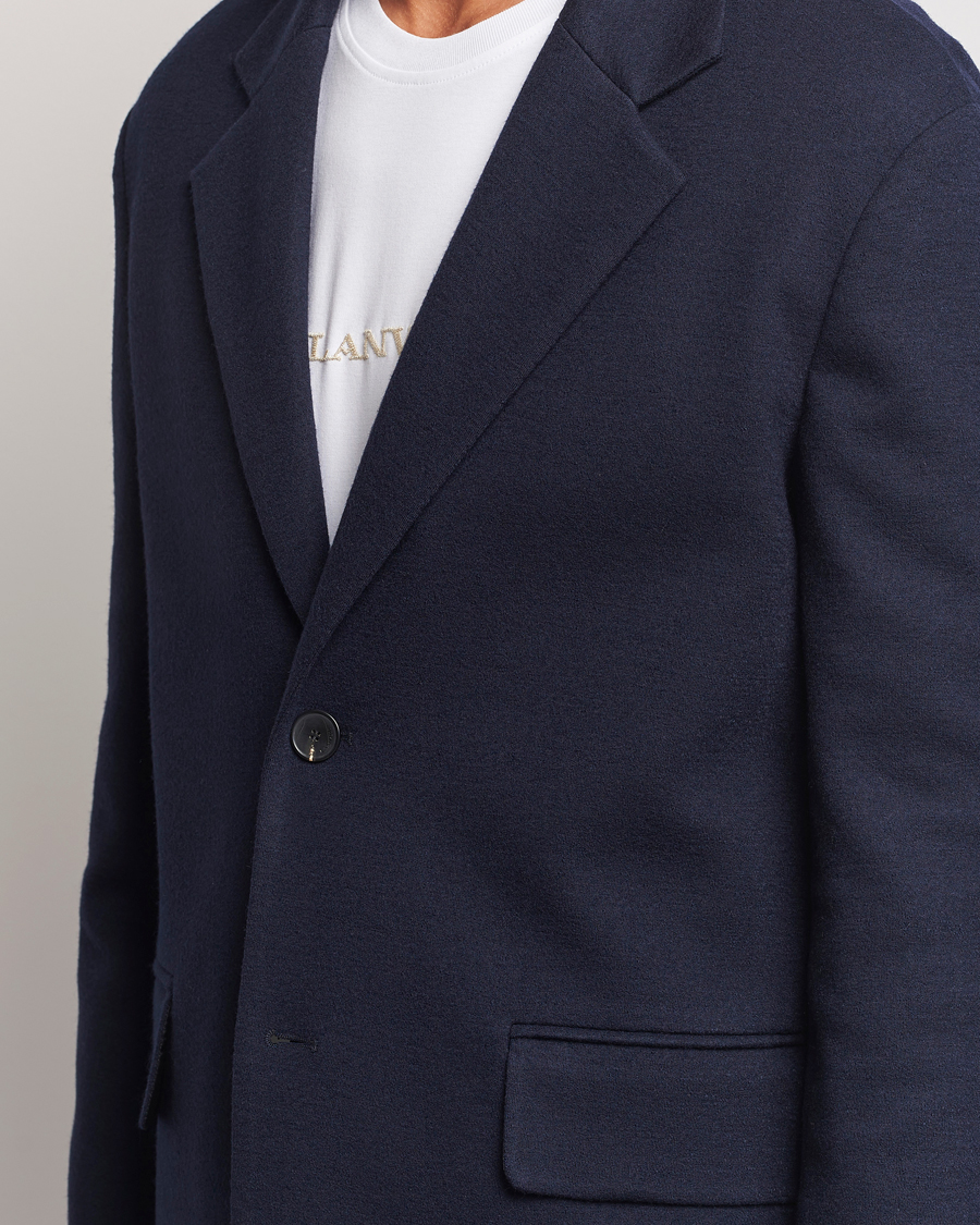 Heren | Blazers | Lanvin | Unconstructed Wool Blazer Navy